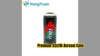 Premium 52x110 Aerosol Tin Cans High Speed Production